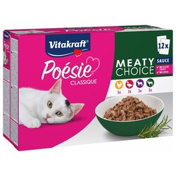 Vitakraft Poesie classique meatysauce 12x85g