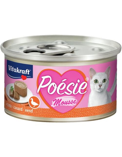 Vitakraft Poesie eend in mousse 85g