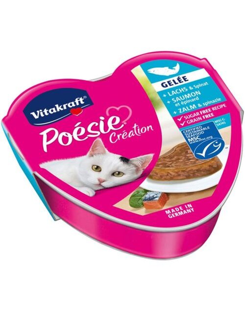 Vitakraft Poesie zalm&spinazie 85g
