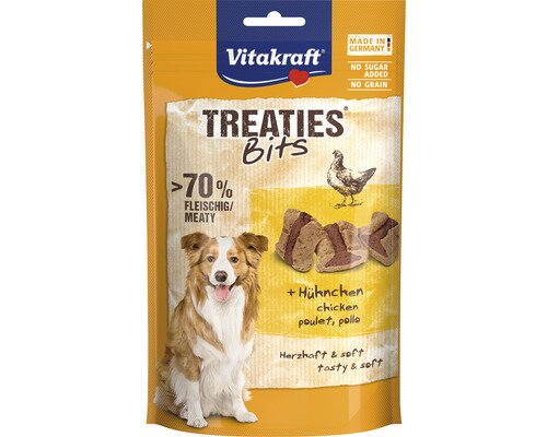 Vitakraft Treaties bits bacon style kip 120g