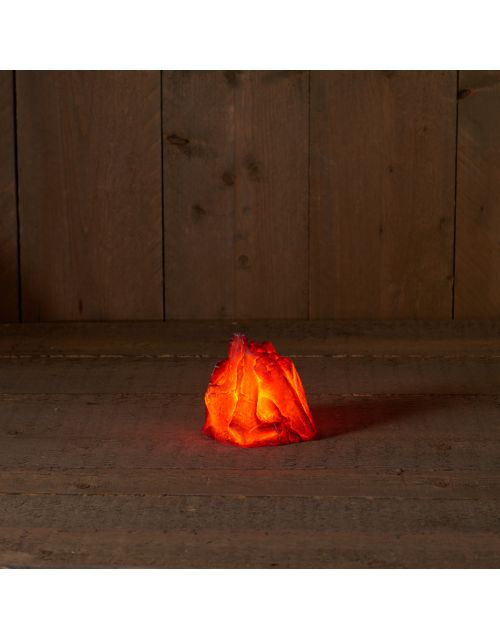 Anna's Collection Tafellamp vlam oranje D 12,5 H 10 cm extra warm