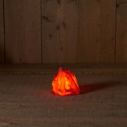 Anna's Collection Tafellamp vlam oranje D 12,5 H 10 cm extra warm