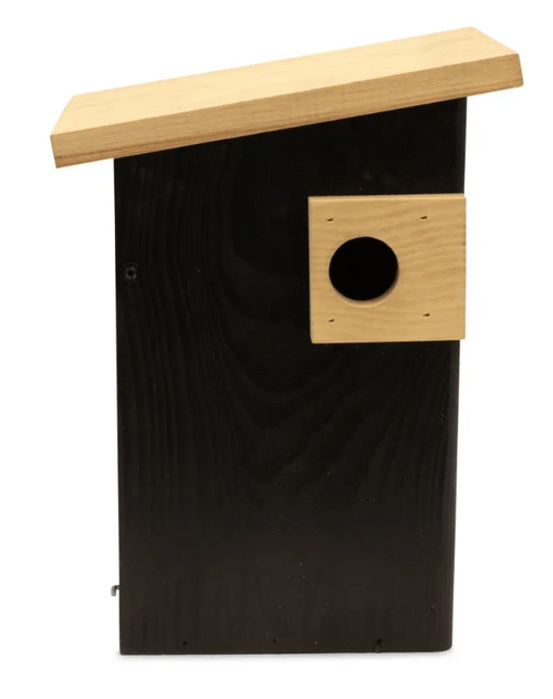 Vogelbescherming Nederland Nestkast alura opal 28.4x21x18cm zwart