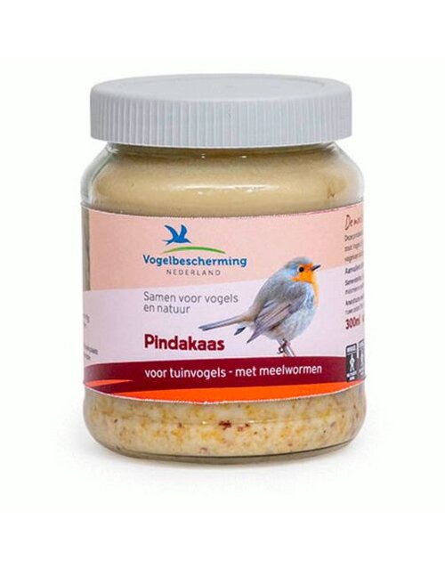 Vogelbescherming Nederland Pindakaas vogel meelworm 330g