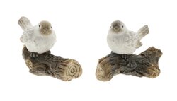Vogels op tak l13b6h11.5 bruin 2st