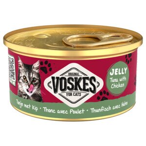 Voskes Kattenvoer gelei tonijn&kip 85gr