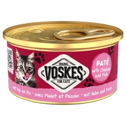 Voskes Kattenvoer pate kip&vis 85gr