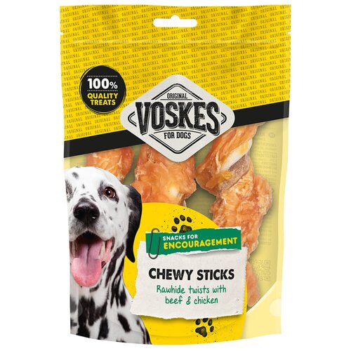 Voskes Stick rund/huid/kip m 3st