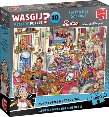 Wasgij Puzzel 10 vrjrsschoonmaak 1000st
