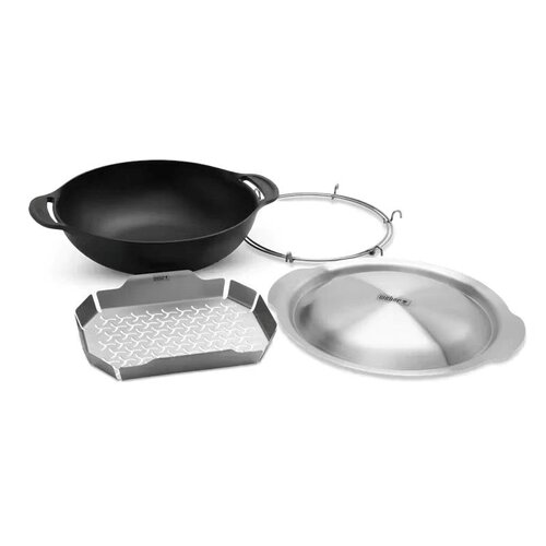 Weber Crafted wok en stomer