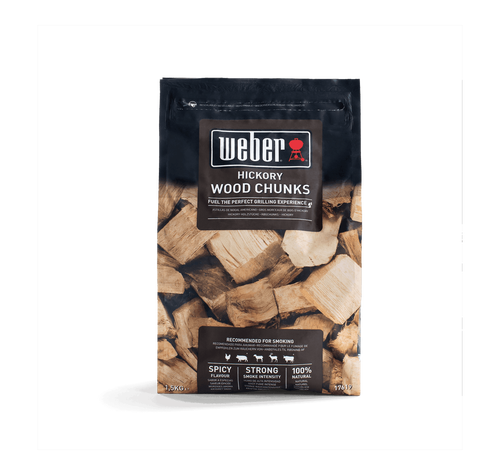 Weber® Houtblokjes 1,5 kg, Hickory - afbeelding 1