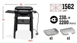 Weber Lumin elektrische bbq met onderstel zwart - afbeelding 12
