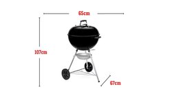 Weber Original Kettle houtskool-bbq E-5710 zwart - afbeelding 7