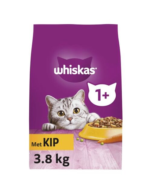 Whiskas Droog adult kip 3.8kg