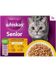 Whiskas K.voer 7+ p sr gl gvglteslmp 12x85g