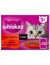 Whiskas Pouch adult saus classic selectie 12x85g