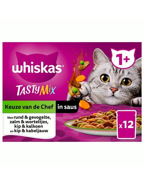 Whiskas Pouch adult saus selectie van de ch