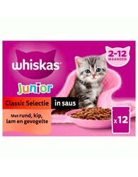Whiskas Pouch junior saus classic selectie