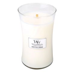 White Tea & Jasmine Large WoodWick Candle