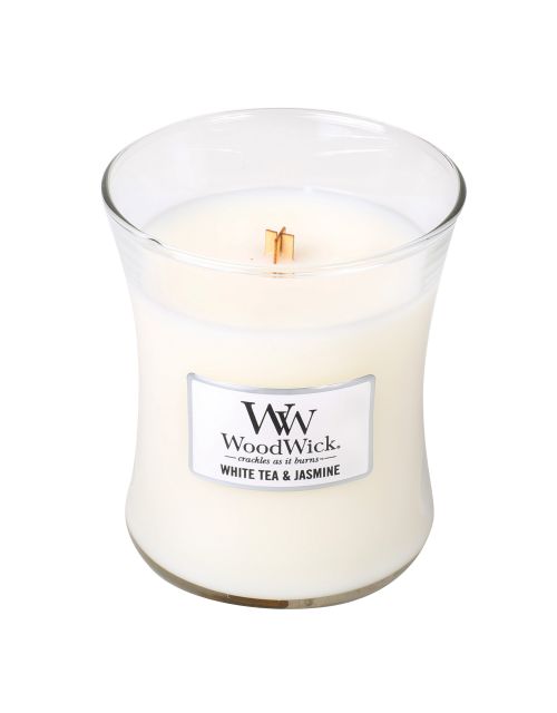 White Tea & Jasmine Medium WoodWick Candle