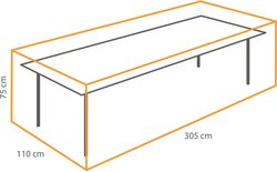 Winza Premium beschermhoes tafel - 305x110x75 cm - afbeelding 5
