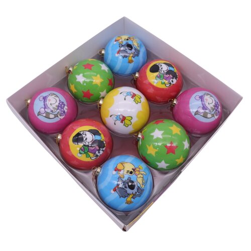 Woezel & pip Bauble box 9 pcs Woezel & Pip