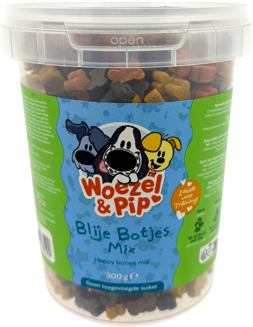 Woezel & Pip BLIJE BOTJES MIX IN POT 300 GRAM