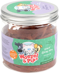 Woezel & Pip EENDEN SLICES IN POT 100 GRAM