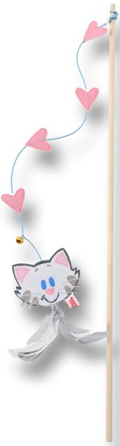 Woezel & Pip HENGEL HOUT+BUURPOES+HARTJES+BEL 60CM