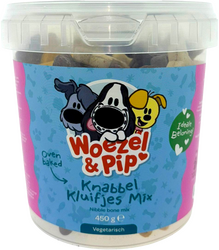 Woezel & Pip KNABBEL KLUIF MIX KOEKJES IN POT 450 GR.