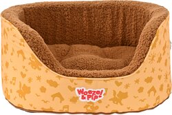 Woezel & Pip SLAAPMAND HOGE RAND GEEL 50CM