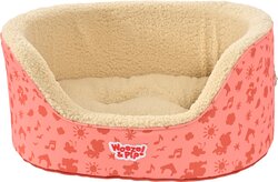 Woezel & Pip SLAAPMAND HOGE RAND ROZE 50CM
