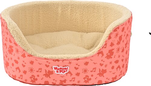 Woezel & Pip SLAAPMAND HOGE RAND ROZE 60CM
