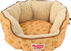 Woezel & Pip SLAAPMAND ROND GEEL 40CM