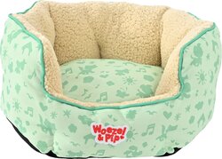 Woezel & Pip SLAAPMAND ROND GROEN 50CM