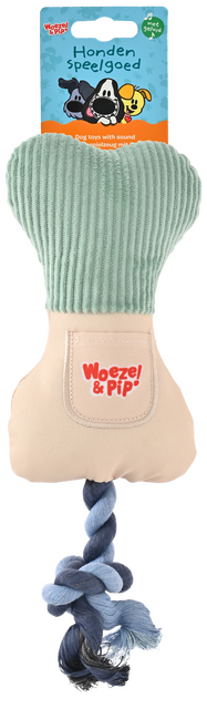 Woezel & Pip SNACKBOT+TOUW + PIEP GROEN 30CM