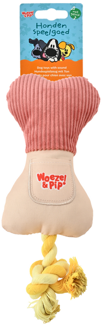 Woezel & Pip SNACKBOT+TOUW + PIEP ROZE 20CM