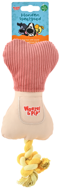 Woezel & Pip SNACKBOT+TOUW + PIEP ROZE 30CM