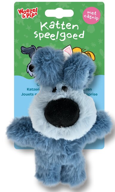 Woezel & Pip WOEZEL PLUCHE + CATNIP + RITSEL 14CM
