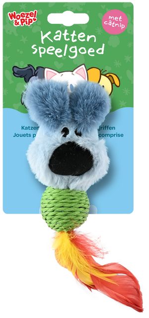 Woezel & Pip WOEZEL+SISALBAL+VEREN+CATNIP+RITSEL 23CM