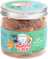 Woezel & Pip ZALM SLICES IN POT 100 GRAM