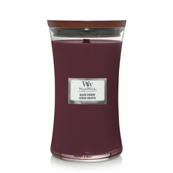 Black Cherry Large WoodWick Candle
