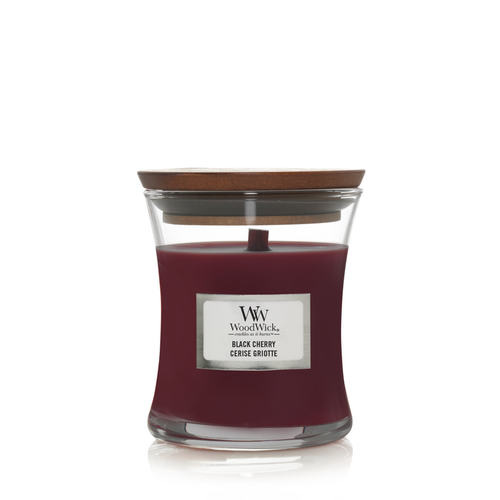 Black Cherry Medium WoodWick Candle