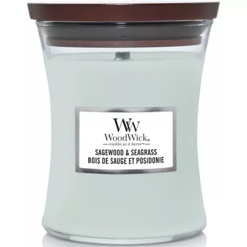 WW Sagewood & Seagrass Medium Candle - afbeelding 1
