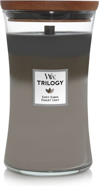 Cozy Cabin Trilogy Large WoodWick Candle