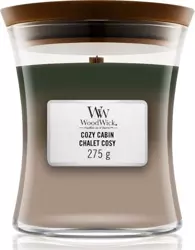 Cozy Cabin Trilogy Medium WoodWick Candle