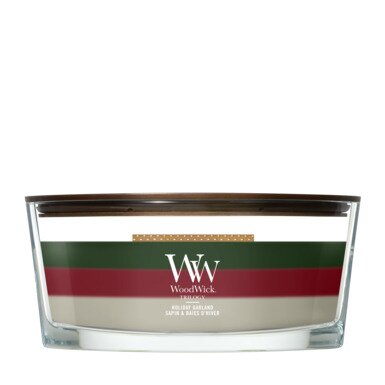 WW Trilogy Holiday Garland Ellipse Candle