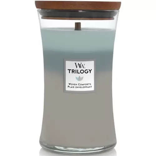 Woven Comfort Trilogy Large WoodWick Candle AVRI Bloem en Tuincentrum