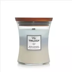 Woven Comfort Trilogy Medium WoodWick Candle