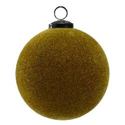 PTMD Xmas Robbert green velvet glass ball M